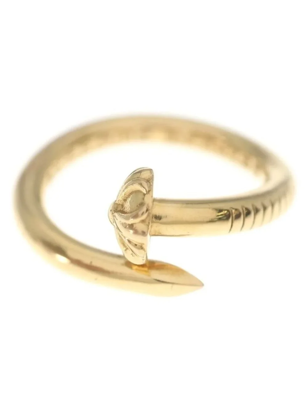 Chrome Hearts 22k Nail Crsball Cross Ball Gold Ring